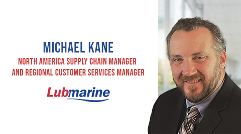 Portrait of Michael Kane , Lubmarine's Supply Chain Manager and Regional Customer Services Manager, North America