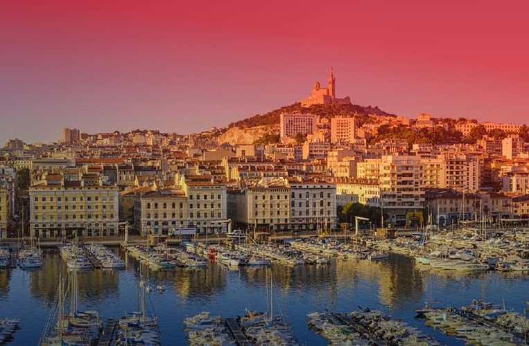 (c)TotalEnergies, AdobeStock View over the marina port of Marseille