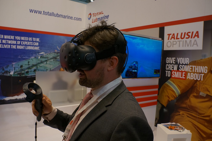 A popular stand at SMM