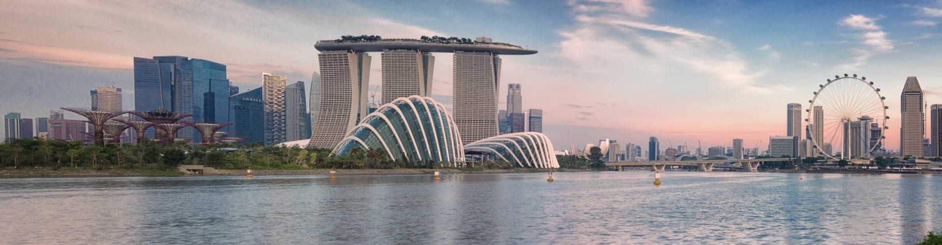 Marina Bay Skyline Singapore