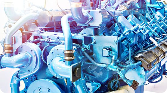 Picture of a marine engine