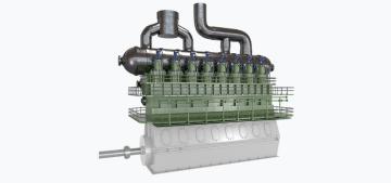 Picture of a marine engine