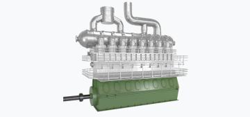 Picture of a marine engine