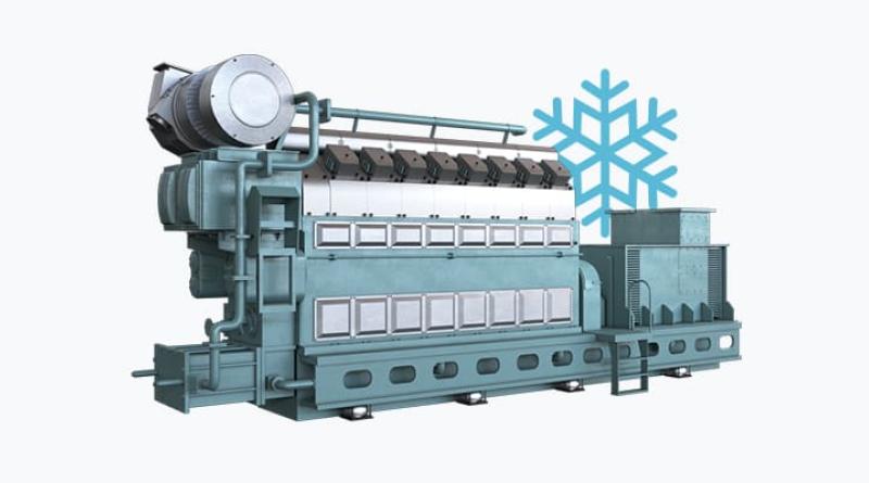Vessel engine 3D model
