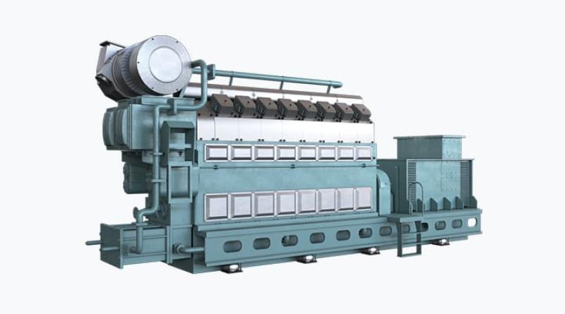 Trunk piston engine