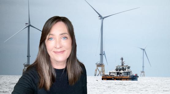 ©TotalEnergies, Adobestock 2024 Melanie with an offshore wind field in background