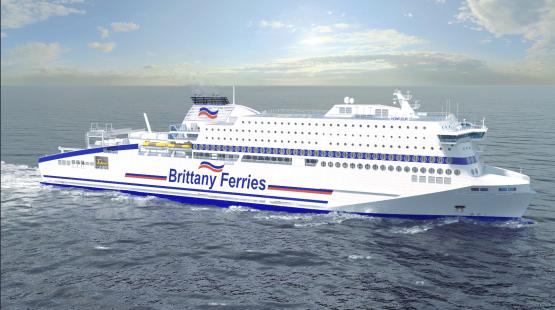 Total Lubmarine and Total Marine Fuels Global Solution to supply new Brittany Ferries vessel Honfleur