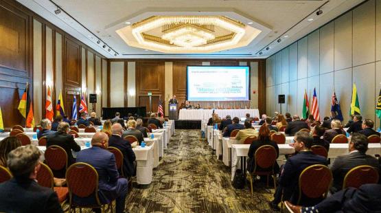 Shipping Professionals attending a CMA Shipping Keynote