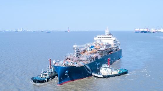 First Total LNG Bunker Vessel Launched at Shanghai