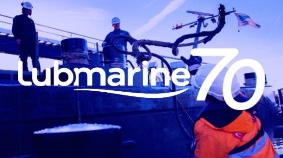 Lubmarine's Anniversary - 70 Years of Customer Proximity Docker throwing mooring lines to barge operators