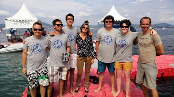 The ENSM students participating to HydroContest 18