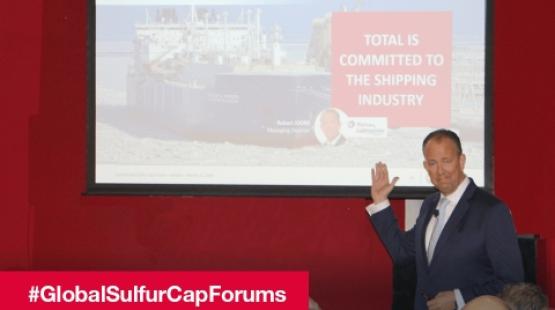 Robert Joore, General Manager of Total Lubmarine, in London Global Sulfur Cap Forum in London - Robert Joore, General Manager of Total Lubmarine