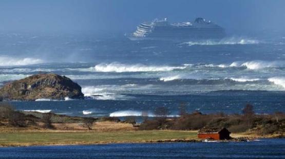 The Norwegian cruise vessel "Viking Sky", which engines failed during a storm in the Norwegian sea Viking Sky Report: Low Lube Oil Level Caused Incident