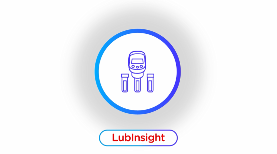 2D motion design representation of LubInsight