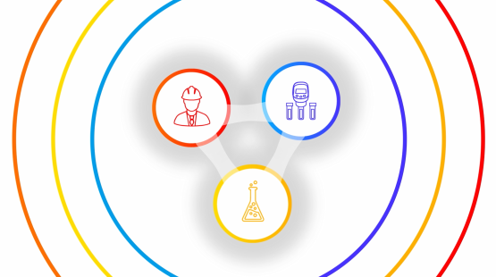 2D motion design representation of our range of services
